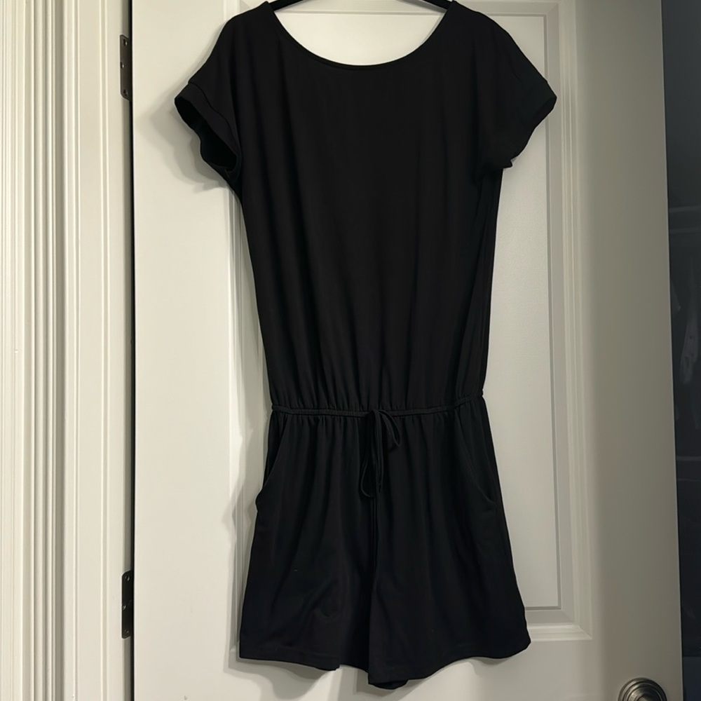Black shorts romper